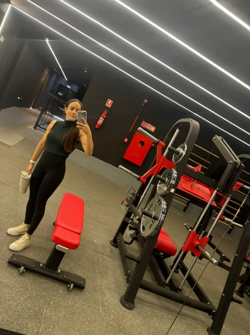 Lindy na academia, pronta pro treino