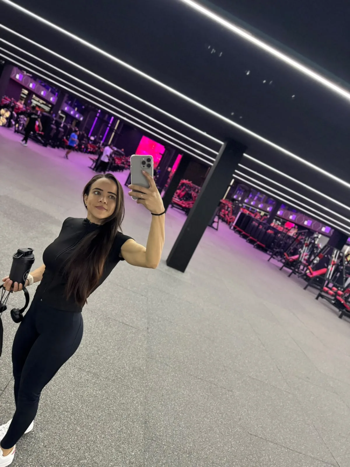 Lindy na academia, mostrando o resultado do treino